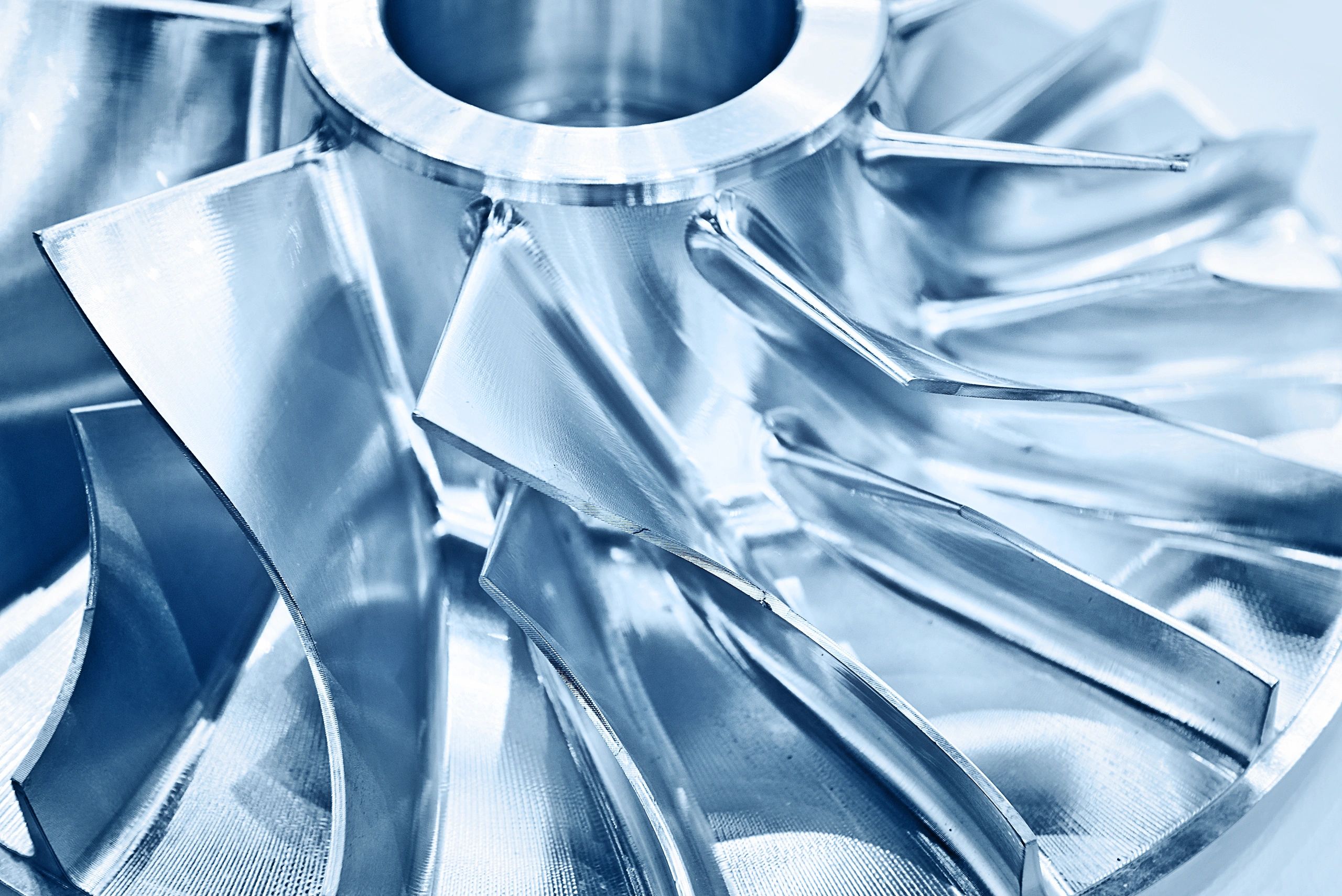 Metal impeller for balancing metrics video